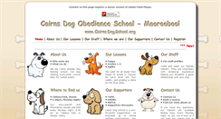 Desktop Screenshot of cairnsdogschool.org
